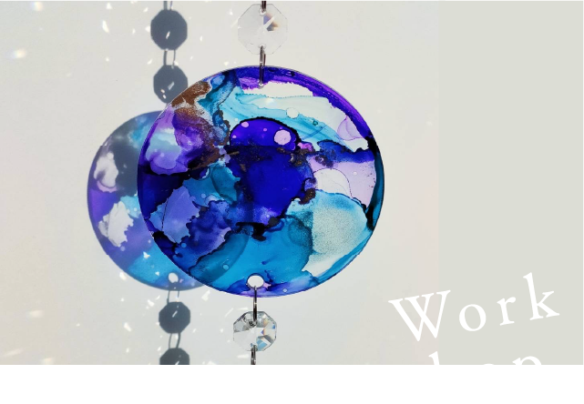 魔法の世界 ワークショップ　無料　サンキャッチャー制作 1回目13：45～14：30／定員30名2回目14：45～15：30／定員30名3回目15：45～16：30／定員30名
